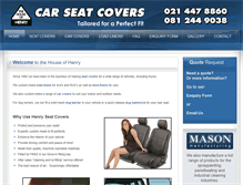 Tablet Screenshot of carseatcovers.co.za